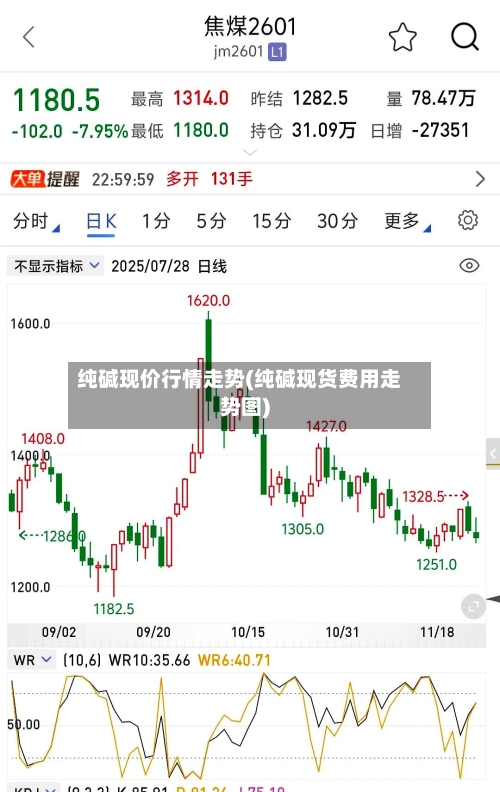 纯碱现价行情走势(纯碱现货费用走势图)