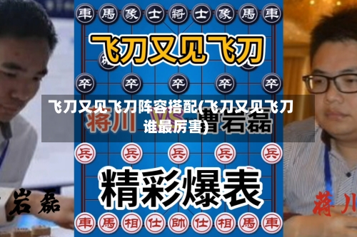 飞刀又见飞刀阵容搭配(飞刀又见飞刀谁最厉害)-第2张图片