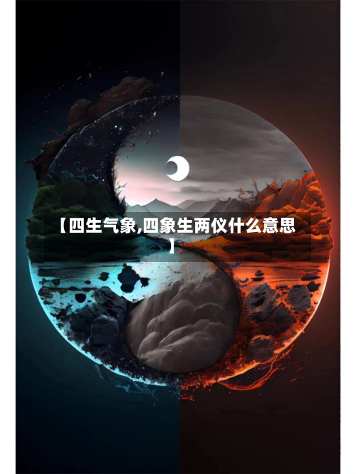 【四生气象,四象生两仪什么意思】