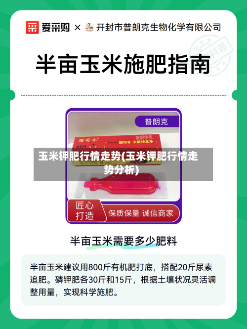 玉米钾肥行情走势(玉米钾肥行情走势分析)-第3张图片