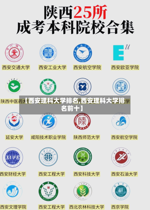 【西安理科大学排名,西安理科大学排名前十】