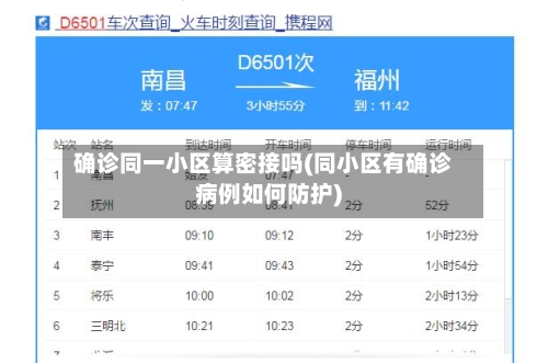 确诊同一小区算密接吗(同小区有确诊病例如何防护)