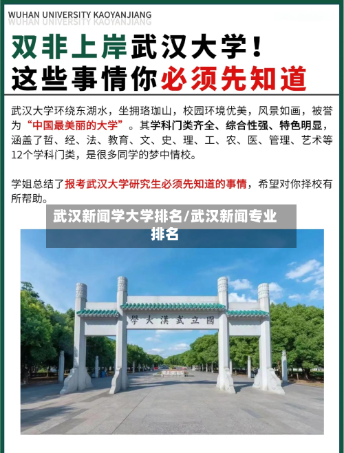 武汉新闻学大学排名/武汉新闻专业排名-第3张图片