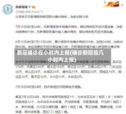 新冠确诊在小时内上报(确诊新冠应几小时内上报)-第2张图片