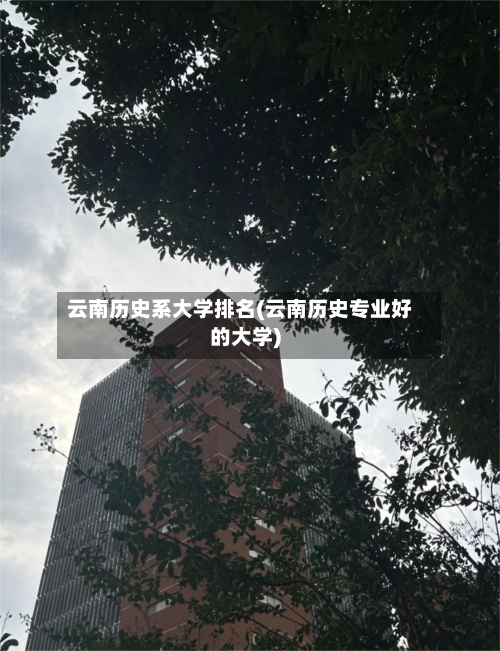 云南历史系大学排名(云南历史专业好的大学)-第3张图片