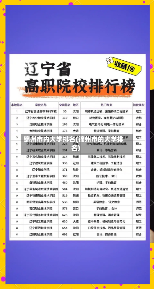 锦州市内大学排名(锦州市的大学排名)
