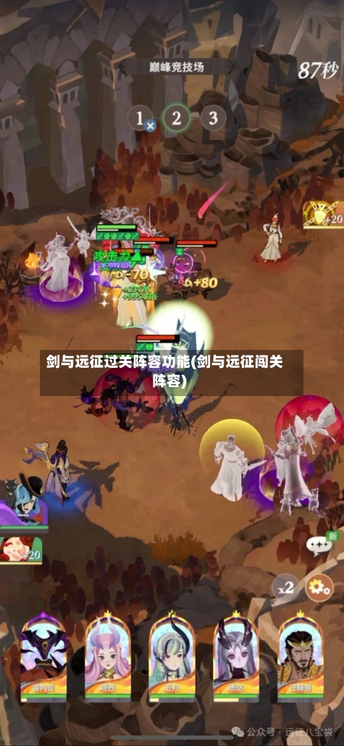 剑与远征过关阵容功能(剑与远征闯关阵容)