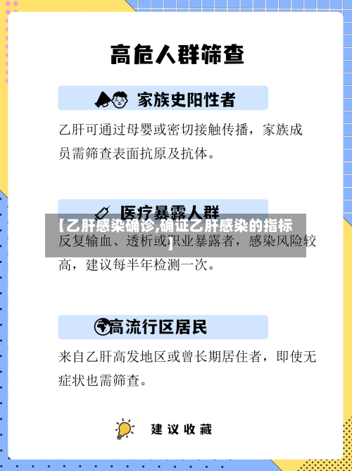 【乙肝感染确诊,确证乙肝感染的指标】-第3张图片