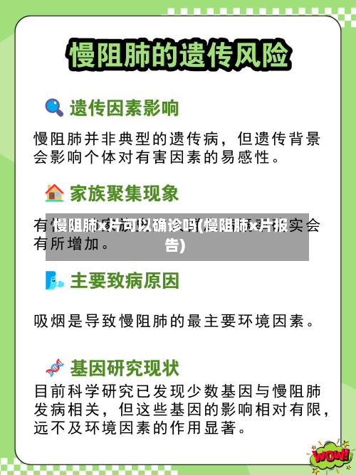 慢阻肺x片可以确诊吗(慢阻肺x片报告)-第3张图片