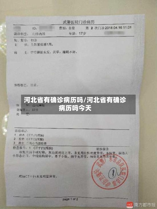 河北省有确诊病历吗/河北省有确诊病历吗今天-第2张图片