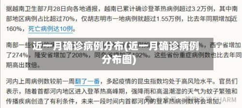 近一月确诊病例分布(近一月确诊病例分布图)-第2张图片