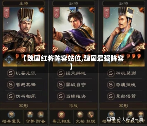 【魏国红将阵容站位,魏国最强阵容】