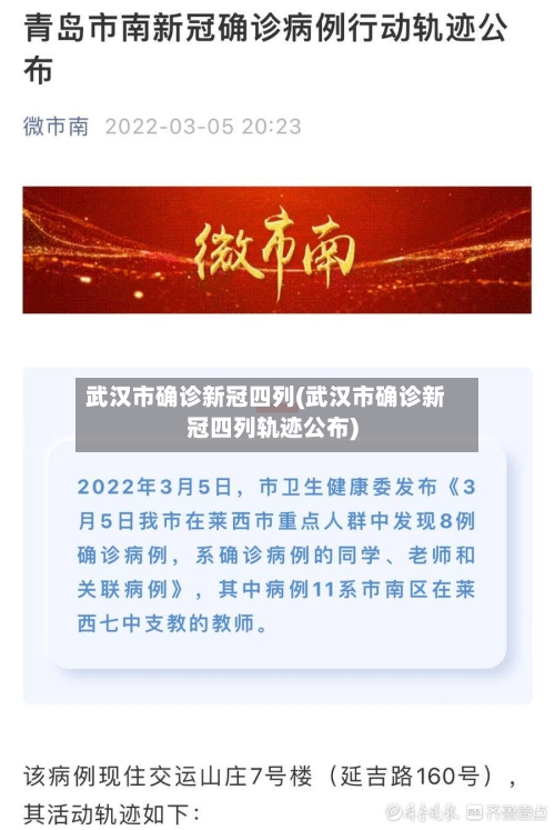武汉市确诊新冠四列(武汉市确诊新冠四列轨迹公布)-第2张图片